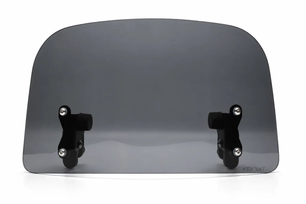 deflektor motocyklowy 300x170mm ciemny szary zdjecie czoŁowe